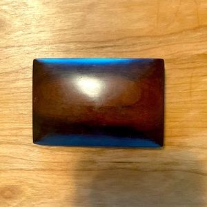 Vintage wood belt buckle